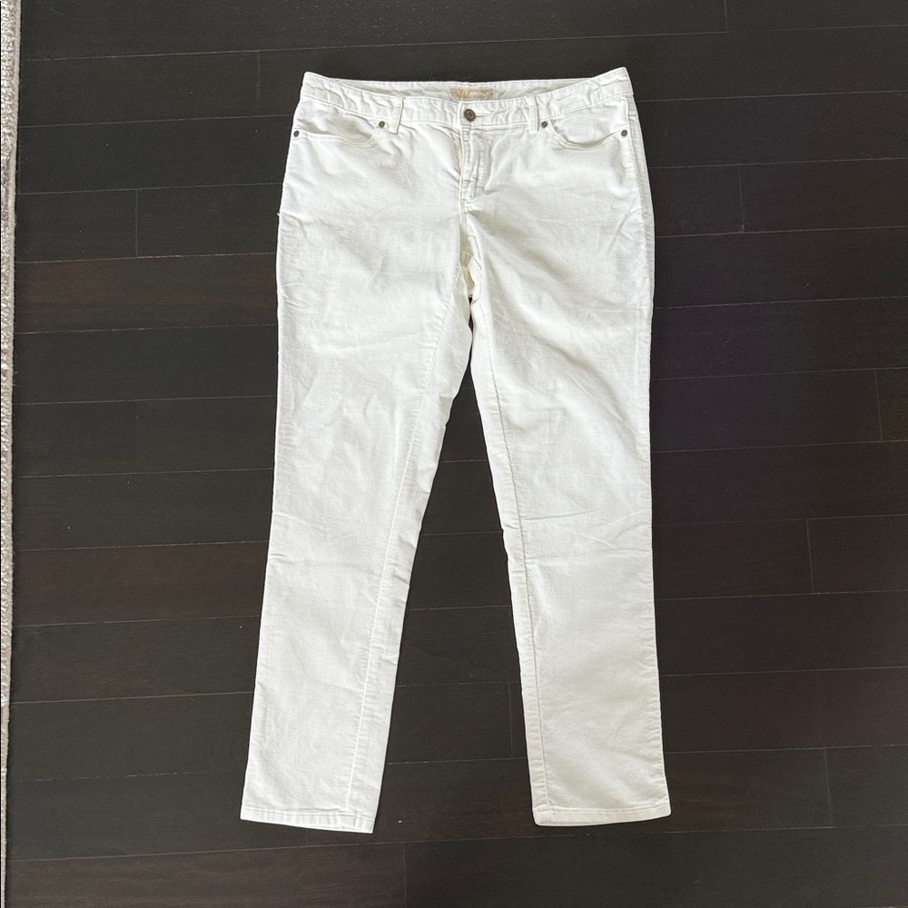 Michael Kors Women's Cream Straight Leg Jeans